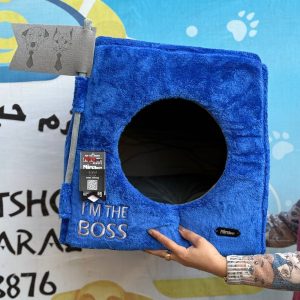 جای خواب چند حالته سگ و گربه مدل باس نینا پت در حالت بسته
