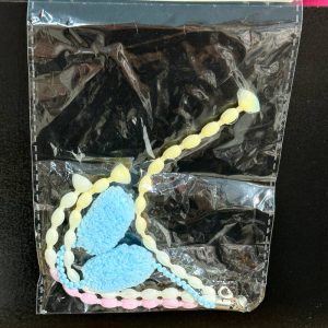 سری یدک چوب گربه آبی رنگ طرح کرم