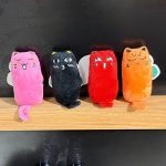 اسباب بازی کت نیپ گربه طرح گربه ای (چهار رنگ)