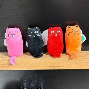 اسباب بازی کت نیپ گربه طرح گربه ای (چهار رنگ)