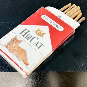 چوب سیلورواین گربه داخل بسته سیگار گربه HihCAT