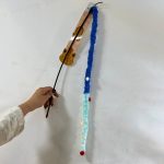 چوب گربه زنگوله دار رنگ آبی