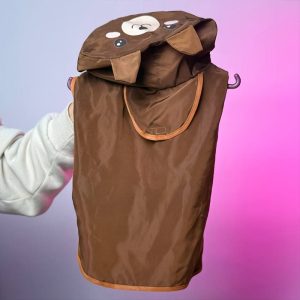بارانی سگ طرح خرس قهوه ای