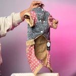 سرهمی خرگوشی سگ صورتی کلاه دار