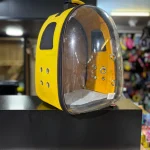 کوله حمل پت حبابی پارچه ای رنگ زرد